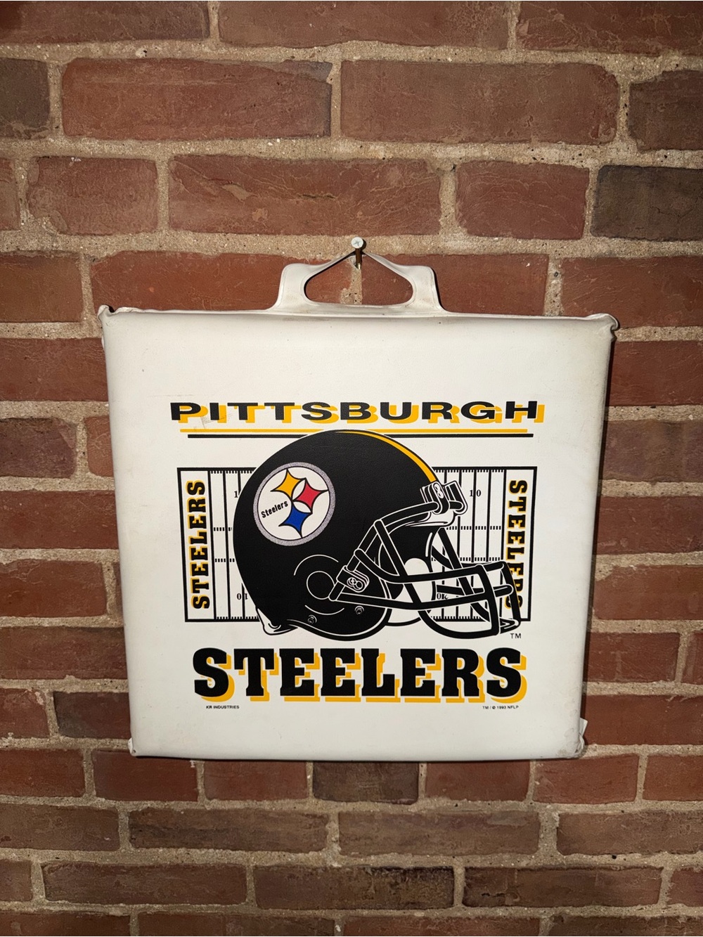 1996 Pittsburgh Steelers KR Industries Stadium Seat Bottom Cushion